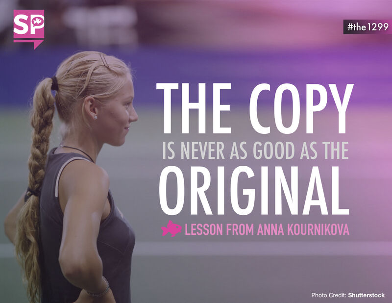 The copy is never as good as the original
