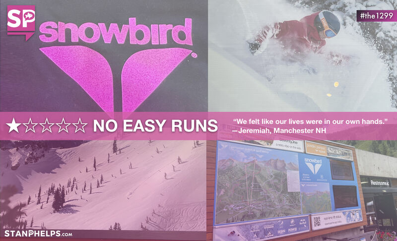 Snowbird is not afraid of exposing itself