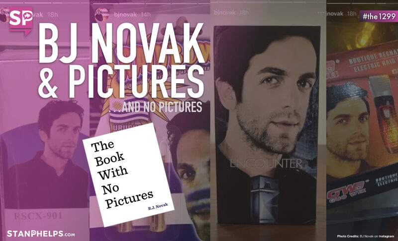 BJ Novak has an interesting relationship with images