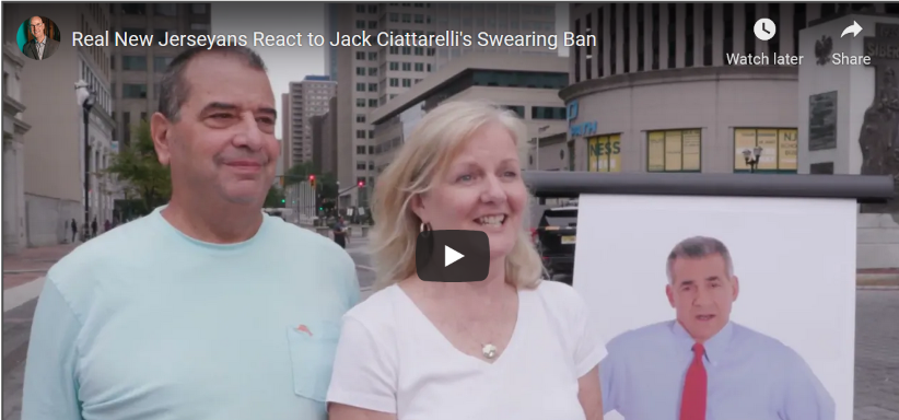 In 1994, New Jersey Gubernatorial Candidate Jack Ciattarelli led a ban on swearing