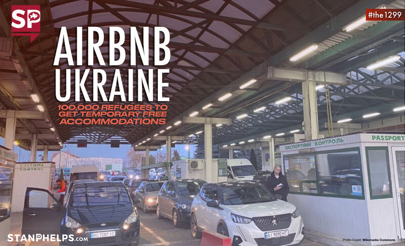 Airbnb is offering temporary free accommodations to 100,000 Ukrainians