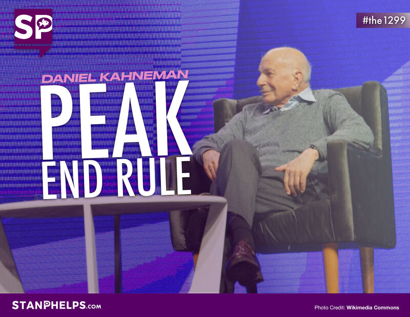 Daniel Kahneman: Peak-End Rule