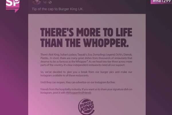 THERE'S MORE TO LIFE THAN THE WHOPPER